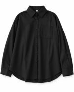 Women's Black Formal Shirt - Image 2