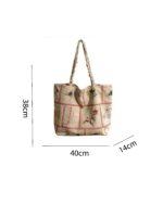 Garden Bird Embroidered Tote Bag - Image 4