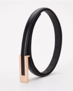 Women's Smooth Clasp Leather Belt